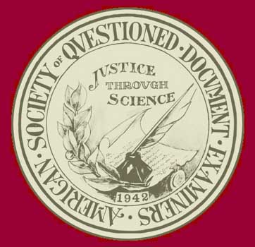 Logo of the American Society of Questioned Document Examiners