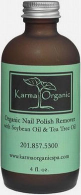 Organic, actone-free nail polish remover