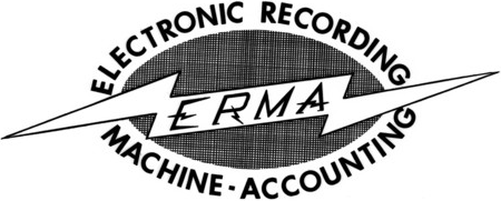 Logo of ERMA (Electronic Recording Machine - Accounting)