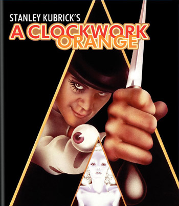 DVD cover of the Stanley Kubrick movie “A Clockwork Orange’
