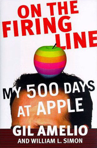 Cover of the Gil Amelio - William Simon book ‘On the Firing Line - My 500 Days at Apple’