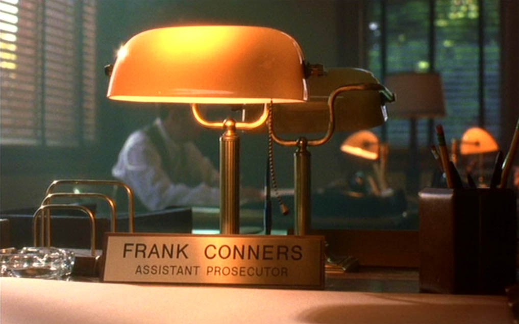 Name plate with Frank Conners as alias for Frank Abagnale