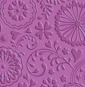 Wallpaper with embossing