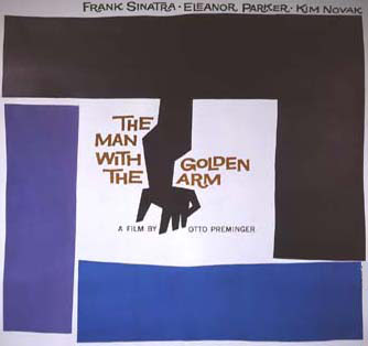 Movie poster of the graphic designer Saul Bass