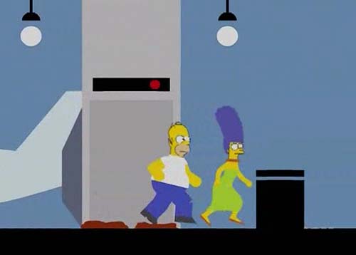 Animated sequence of ‘Catch ’Em If You Can’, episode of ‘The Simpsons’