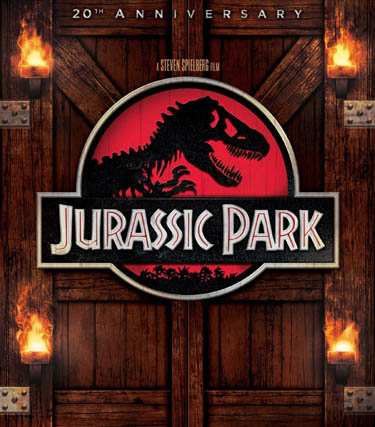 DVD-Blu-ray cover of the Steven Spielberg movie ‘Jurassic Park’