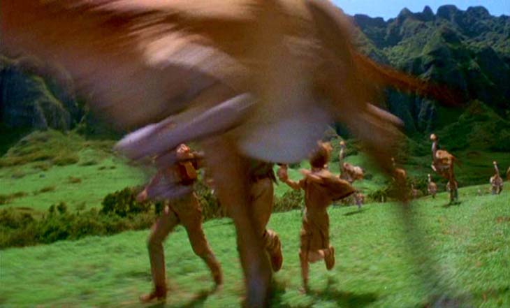 Motion blur in the special effects of the Steven Spielberg movie ‘Jurassic Park’