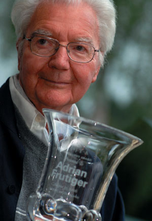 Typographer Adrian Frutiger