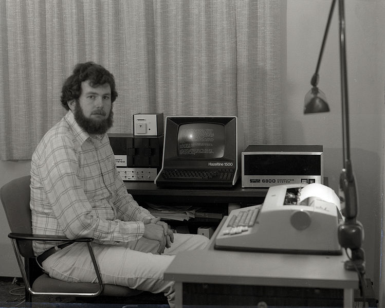 I.B.M. Selectric hobbyist uses typewriter as computer terminal